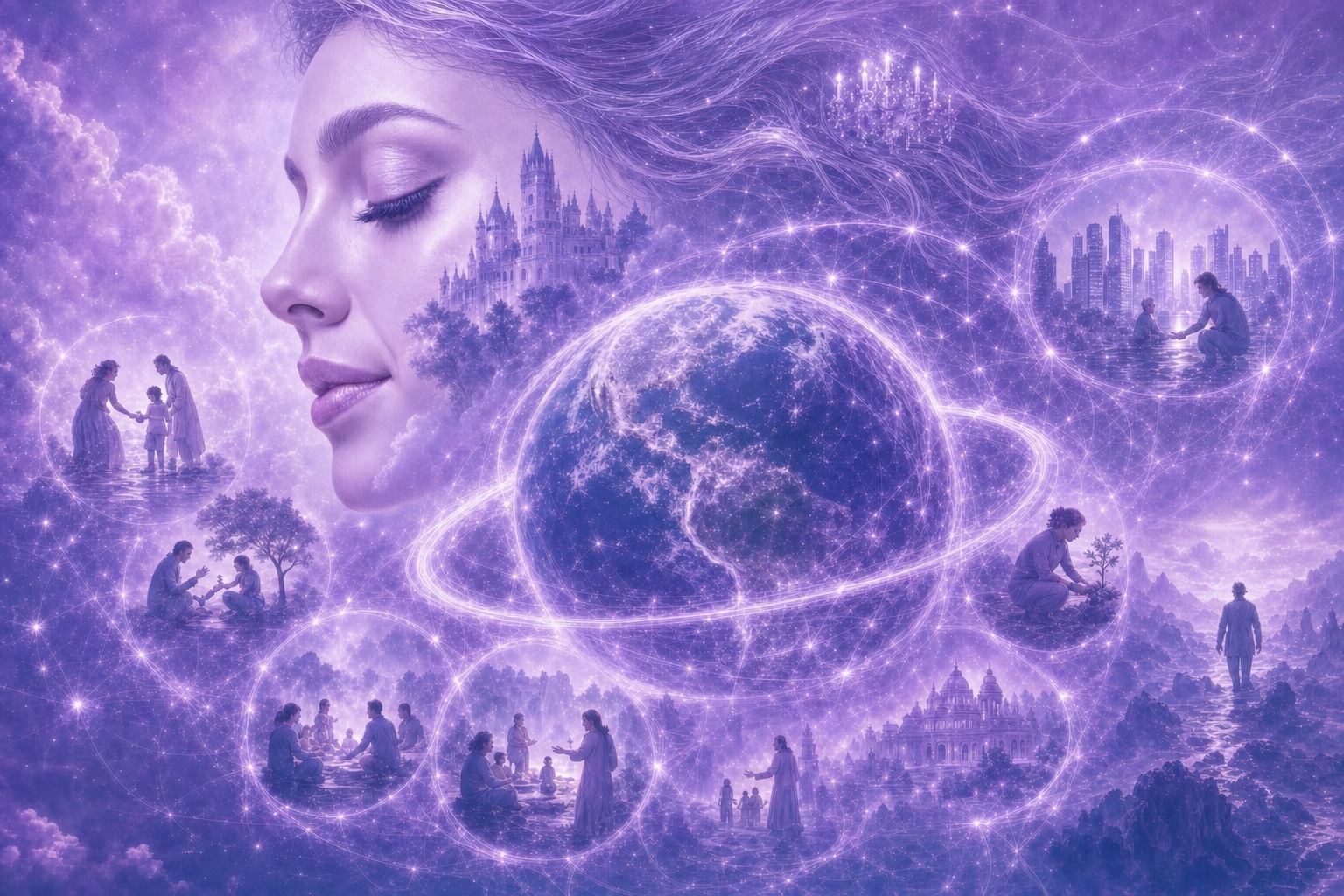 Past life regression visualization